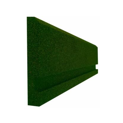 Gumiszegély (100x25x4cm, zöld)