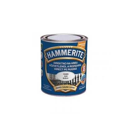 HAMMERITE - fémfesték közvetlenül a rozsdára - fehér (fényes) 0,4L