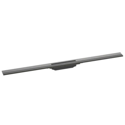 Hansgrohe RainDrain Flex zuhanylefolyó színkészlet 100 cm, formára vágható, szálcsiszolt fekete (56046340)