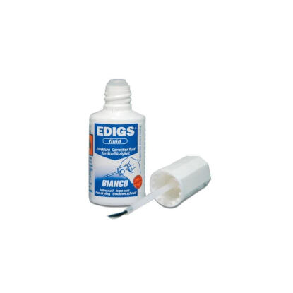 Hibajavító folyadék 20ml, ecsetes Edigs Bianco