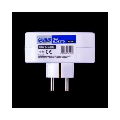 IRIS Electric IEA-2W fali elosztó két aljzattal 2X16A