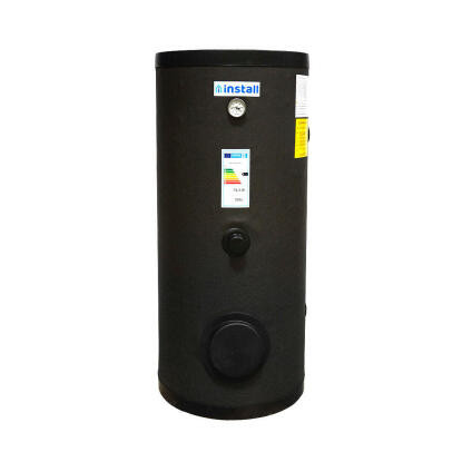 Install Watex Terra indirekt tároló hőszivattyúhoz, 160 liter, 1 hőcserélős (1,96 m2), PU szigetelés (INS-SW-HP0160-1)