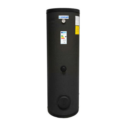Install Watex Terra indirekt tároló hőszivattyúhoz, 300 liter, 2 hőcserélős, PU szigeteléssel, (hőcserélők: 2,58m2 + 1m2) ( INS-SW-HP0300-2 )