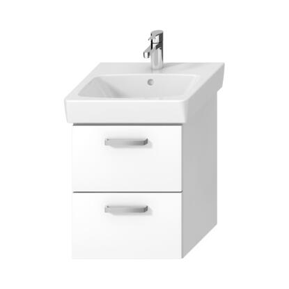 JIKA Lyra Plus Alsószekrény, 2 fiókkal, H810380 50 cm-es mosdóhoz, fehér