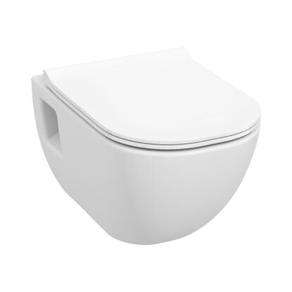 JIKA Mio Fali WC, öblítőperem nélkül, látható rögzítés, mélyöblítéssel, vízszintes lefolyóval
