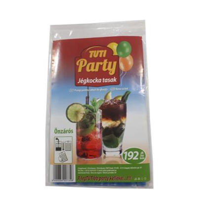 Jégkockakészítő zacskó, "Tuti party", 192db/cs