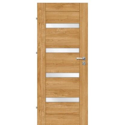 Keretes beltéri ajtólap Asti 10 Karamell Tölgy 90 cm x 210 cm balos