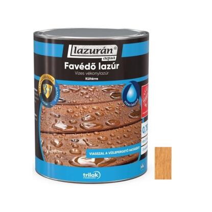 LAZURÁN AQUA 3IN1 - favédő lazúr - borovi fenyő 9L