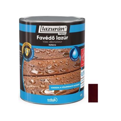 LAZURÁN AQUA 3IN1 - favédő lazúr - mogyoró 9L