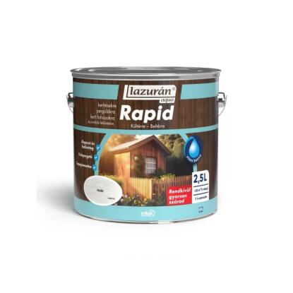 LAZURÁN AQUA RAPID - vékonylazúr - fehér 0,75L