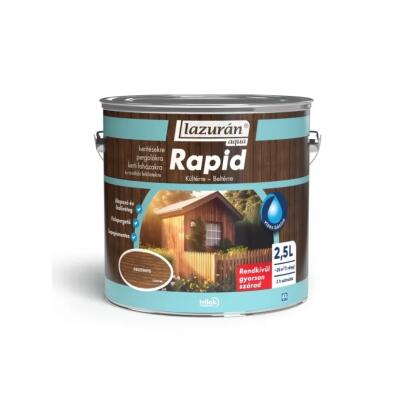 LAZURÁN AQUA RAPID - vékonylazúr - gesztenye 0,75L