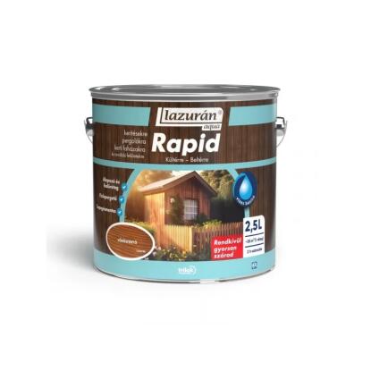 LAZURÁN AQUA RAPID - vékonylazúr - vörösfenyő 0,75L