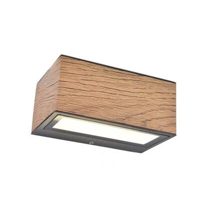 LUTEC GEMINI - kültéri falilámpa (LED, 14cm, fahatású)