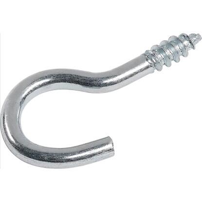 LUX csavaros kampó hajlított 2 mm x 20 mm horganyzott 12 darab