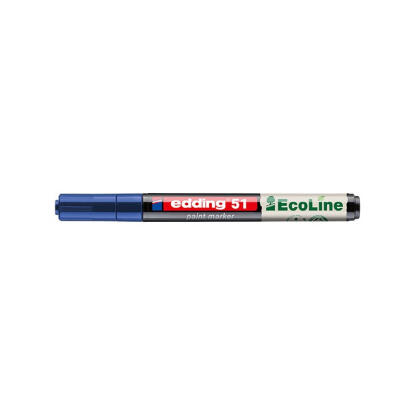 Lakkmarker, 1-2 mm, EDDING "51", kék