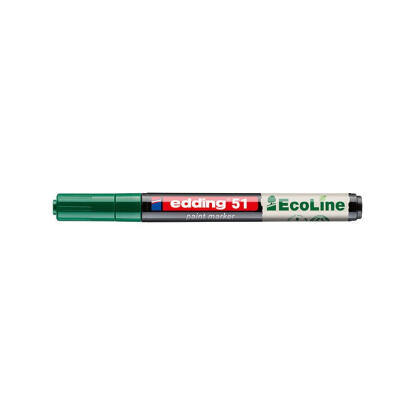Lakkmarker, 1-2 mm, EDDING "51", zöld