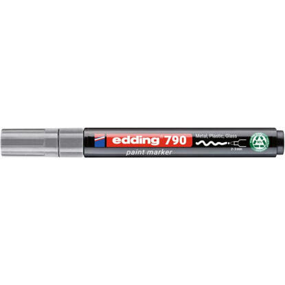 Lakkmarker, 2-3 mm, PCR, EDDING "790", ezüst