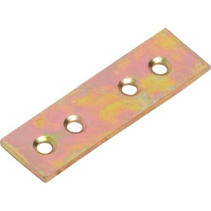 Lapos összekötő sárgára horganyzott 50 mm x 15 mm