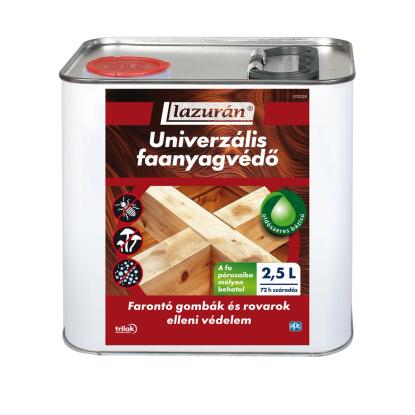 Lazurán univerzális faanyagvédőszer 2,5 l
