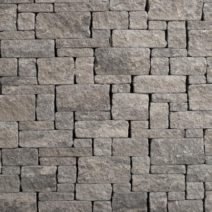 Leier Castrum Falkorona Kezdőkő 24 cm Három Oldalon Hasított Oldaléllel Füstantracit