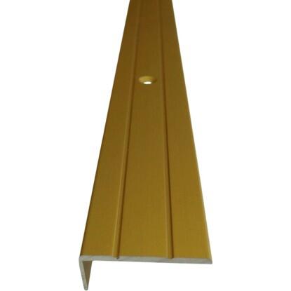 Lépcső élvédő 25 mm x 10 mm x 900 mm sárgaréz