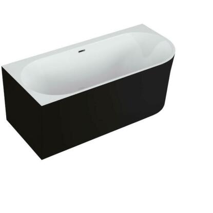 M-Acryl Balance különleges akril kád 160x75 + előlap + láb (fekete) bal