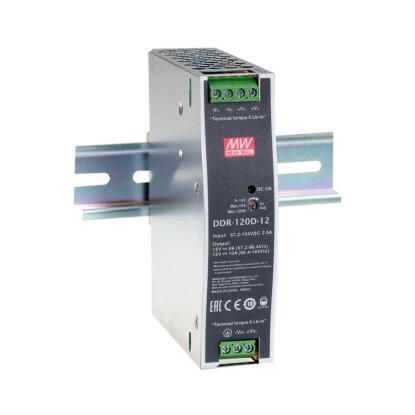 MEAN WELL DDR-120B-48 48VDC 2,1A 120W 4kV-ig szigetelt 1 kimenetű DC/DC konverter