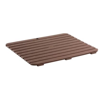 MSV - zuhanyrács (barna, műanyag, 80x50cm)