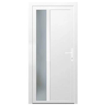 Mellékbejárati ajtó K511 műanyag fehér 88 cm x 198 cm jobbos
