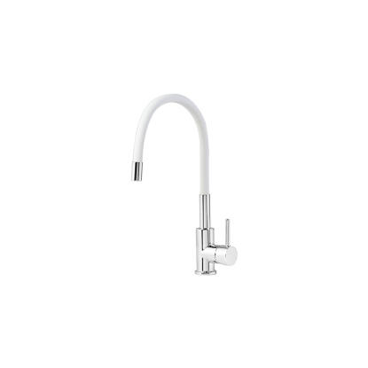 Mofém Junior Evo Infinite álló mosogató csaptelep fehér rugalmas kifolyócső 2591S280W