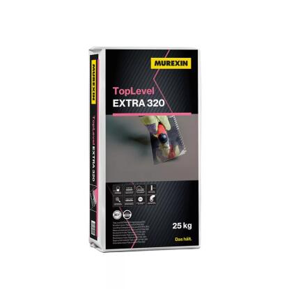 Murexin Toplevel NA 320 kültéri Extra ÖNTERÜLŐ aljzatkiegyenlítő 3-20mm 25kg (SZÁLERŐSÍTETT)