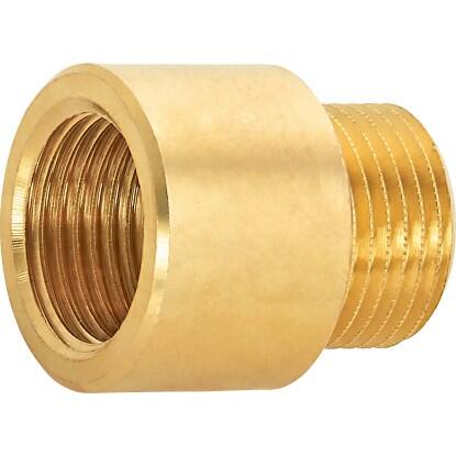 OBI csaphosszabbító 14,9 mm (Rp 3/8) x 16,7 mm (R 3/8) sárgaréz 15 mm