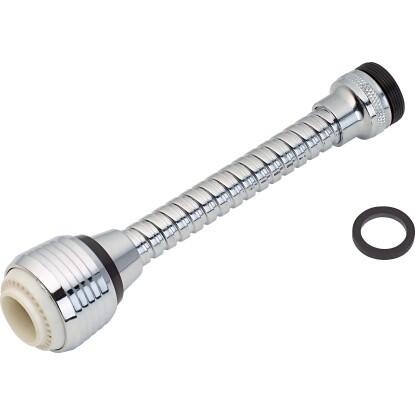 OBI víztakarékos feltét tömlővel M22 x M24 x 150 mm krómozott