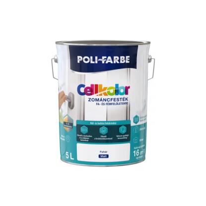POLI-FARBE CELLKOLOR - zománcfesték - fehér (matt) 2,5L