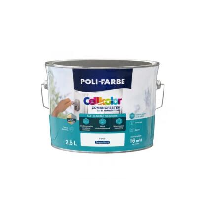 POLI-FARBE CELLKOLOR - zománcfesték - fehér (selyemfényű) 0,8L