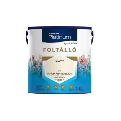 POLI-FARBE PLATINUM FOLTÁLLÓ - beltéri festék - naspolya (matt) 5L