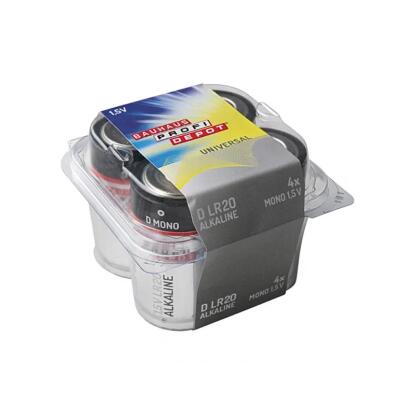 PROFI DEPOT - alkaline góliátelem (D, 1,5V, 4db)