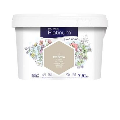 Poli-Farbe Platinum beltéri falfesték diszperziós Ezüstfa E40 7,5 l