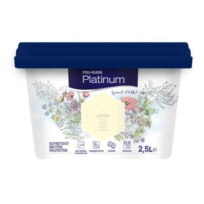 Poli-Farbe Platinum beltéri falfesték diszperziós J10 Jácint matt 2,5 l