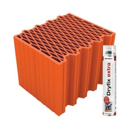 Porotherm 30 X-therm Rapid DRYFIX 30x25x24,9 cm 80db/raklap