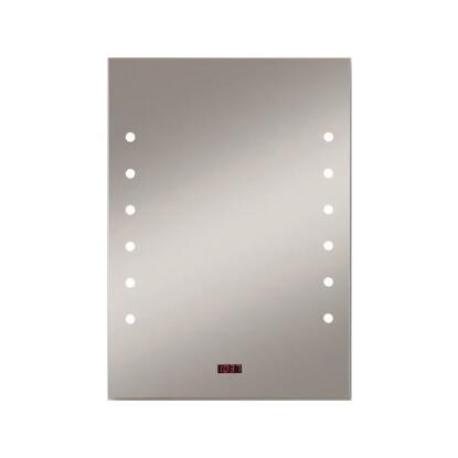 RIVA BASENTO 2 - tükör LED-világítással és órával (50x70cm)