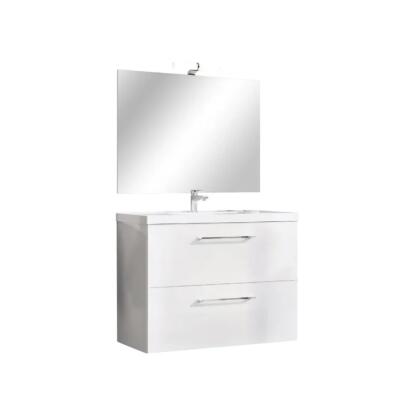 RIVA COMPACT - komplett mosdóhely (fehér, 81,7cm)