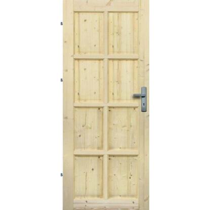 Radex beltéri tömörfenyő ajtó 8P balos 75 cm x 210 cm