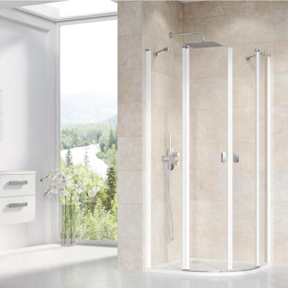 Ravak CSKK4 90 zuhanykabin fehér + transparent