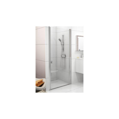 Ravak Chrome CSD1-80 (fehér+transparent) egyrészes zuhanyajtó (0QV40100Z1)