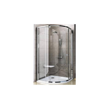 Ravak Pivot PSKK3-100 negyedköríves zuhanykabin (krómhatású keret + transparent üveg)