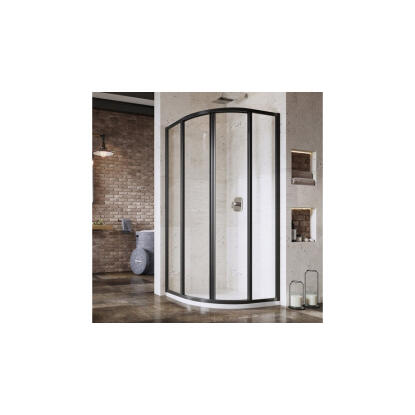 Ravak Supernova SKCP4 - 80 - zuhanykabin - 195 - (transparent üveg + fekete keret) 3114O302Z1