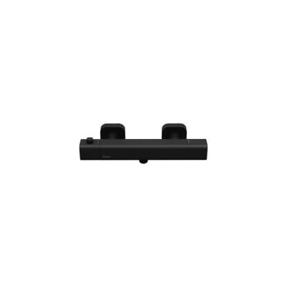 Ravak TD F 033.20/150 10° Free black, Termosztátos zuhanycsaptelep szett nélkül (X070154)