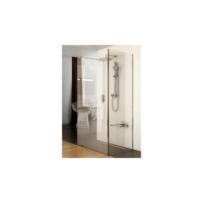 Ravak Walk-In Corner két fix oldalfal 120x90 (fényes alu profil + transparent üveg)
