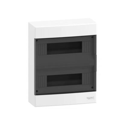 SCHNEIDER EASY9 EU - lakáselosztó (2x12, falon kívüli, átlátszó)